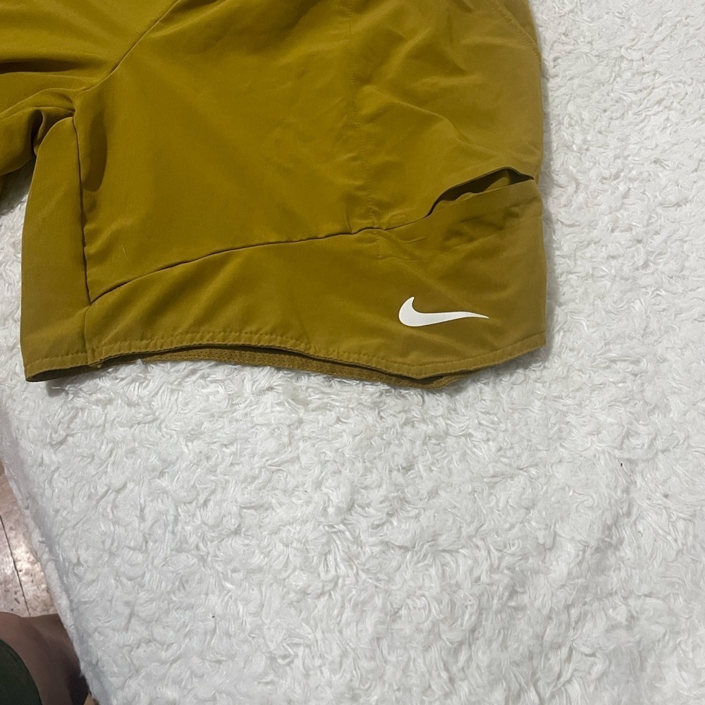 Nike Mustard Yellow Dri-FIT Shorts - Picture 3 of 15